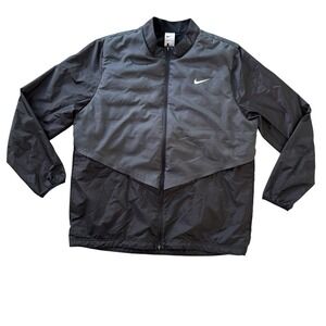 Nike Therma-FIT ADV XL Black Down Full Zip Lightweight Men's Running Jacket
